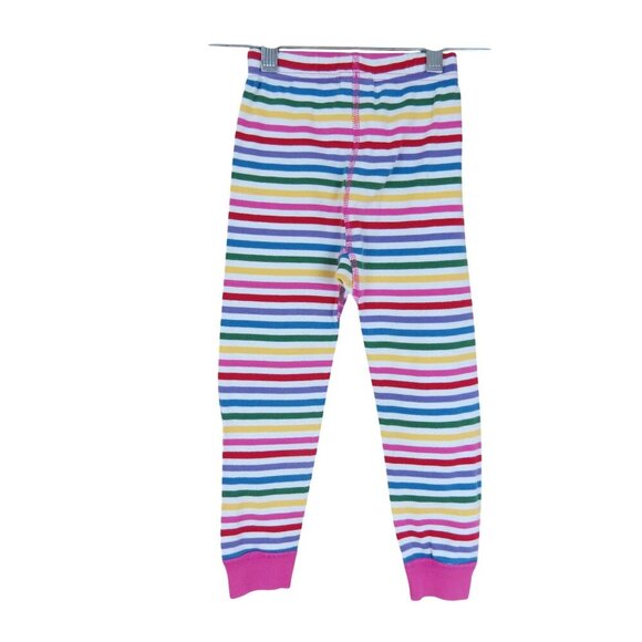 HANNA ANDERSSON Kid's Stripe Long John Pajama Pants Size 3T/90cm PJs Pink - Picture 5 of 10